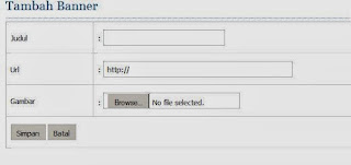 tambah baner