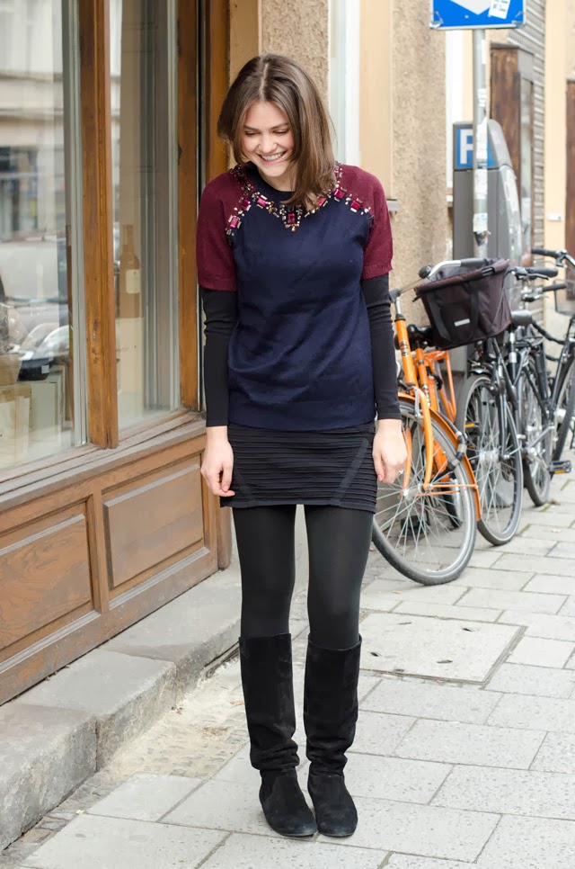 J Crew Sweater & Mango Dress J Crew Sweater & Mango Dress