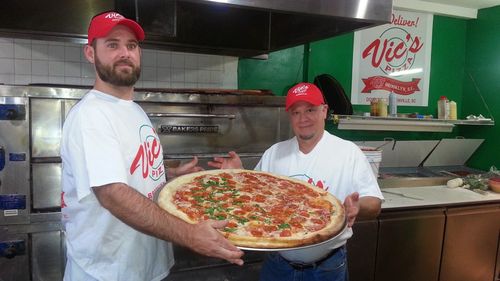 Vic's Pizza Downtown Greenville, Sc PRESS RELEASE Iconic Pizza Chef