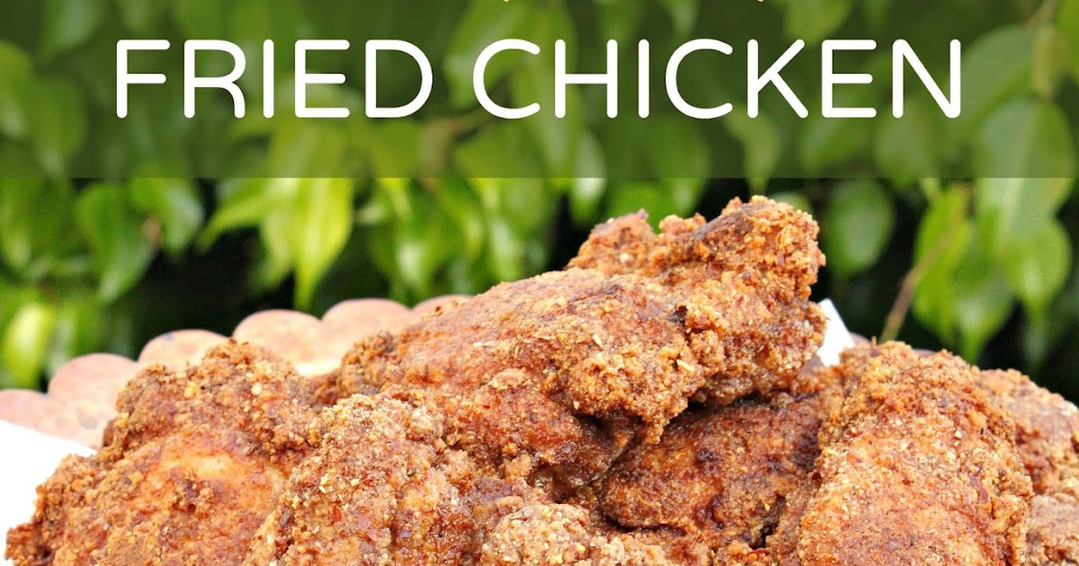 Paleo fried chicken with almond crust