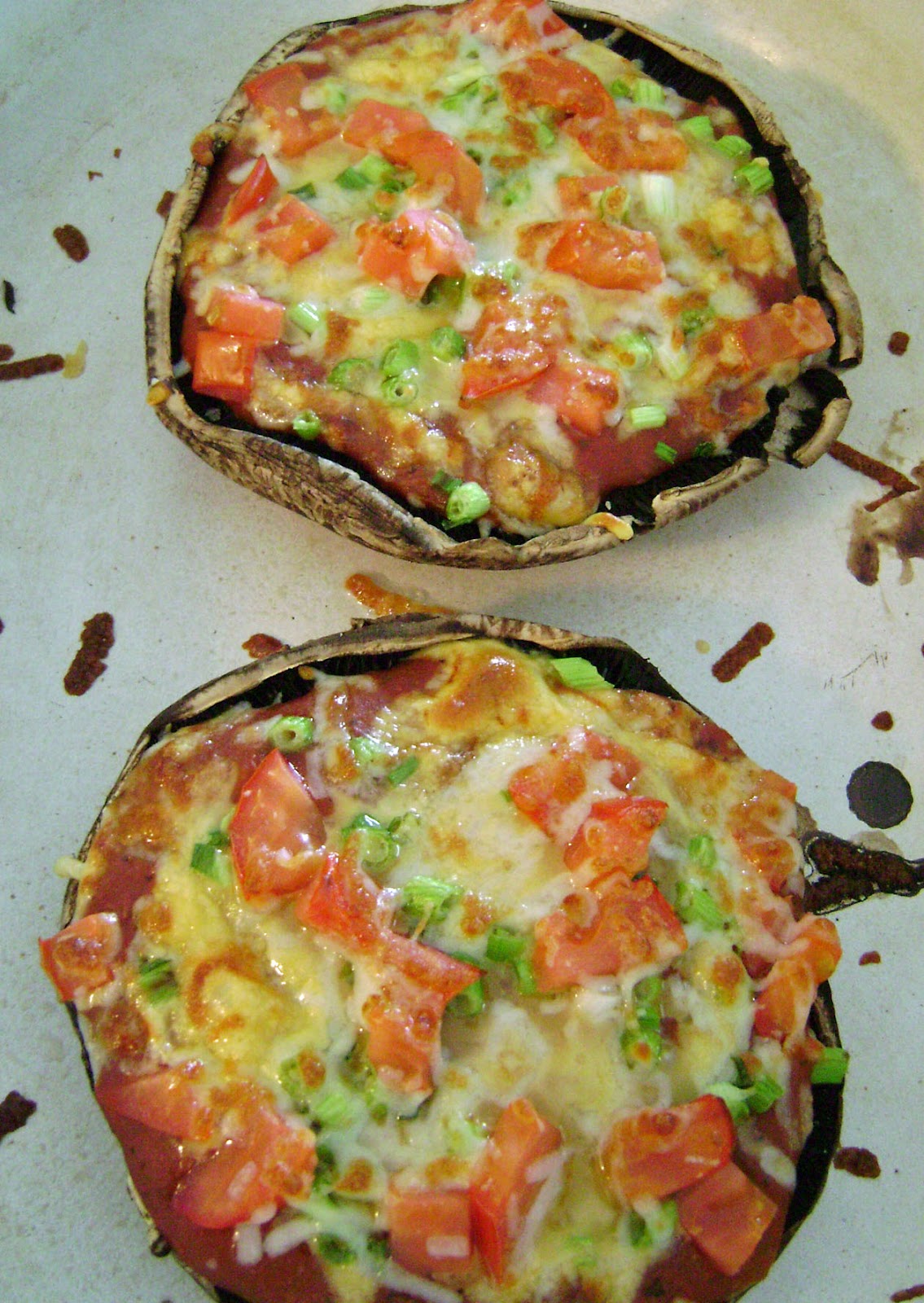 Jo and Sue Portobello Pizzas