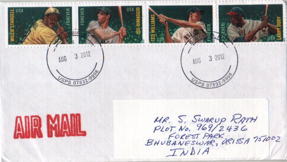 A journey of stamps through First Day Cover (FDC) Major League