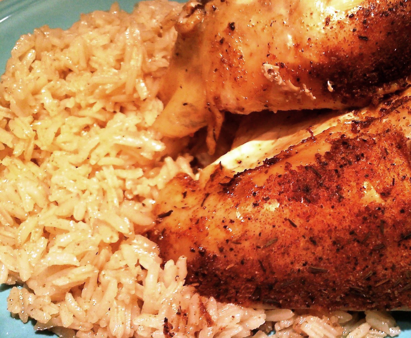 South Your Mouth Slow Roasted Chicken and Greasy Rice