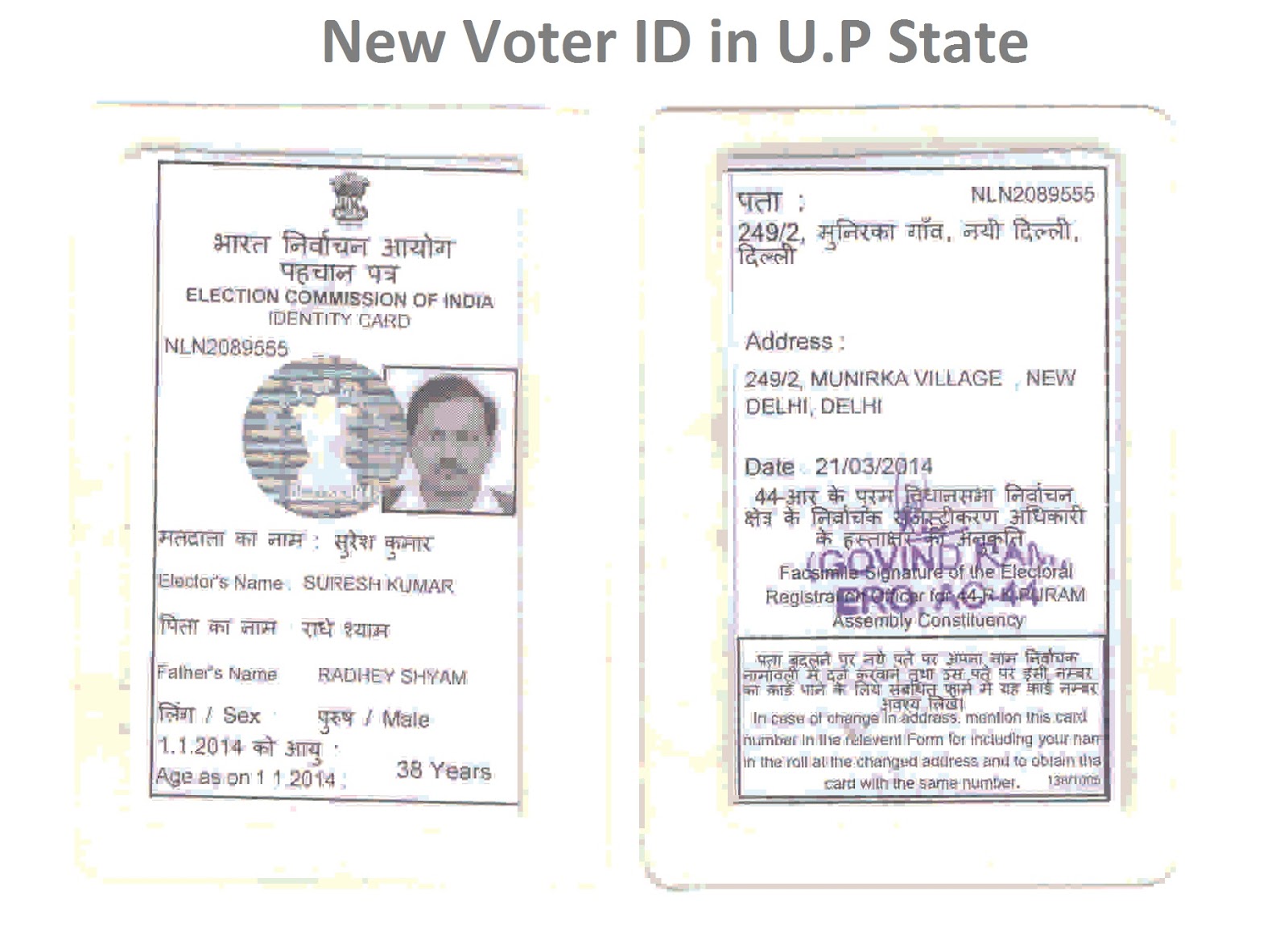 Get a new voter registration card tn