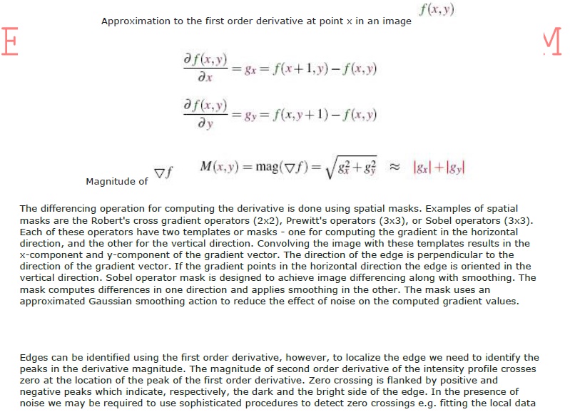 edge detection using vector operators edge detection using vector operators