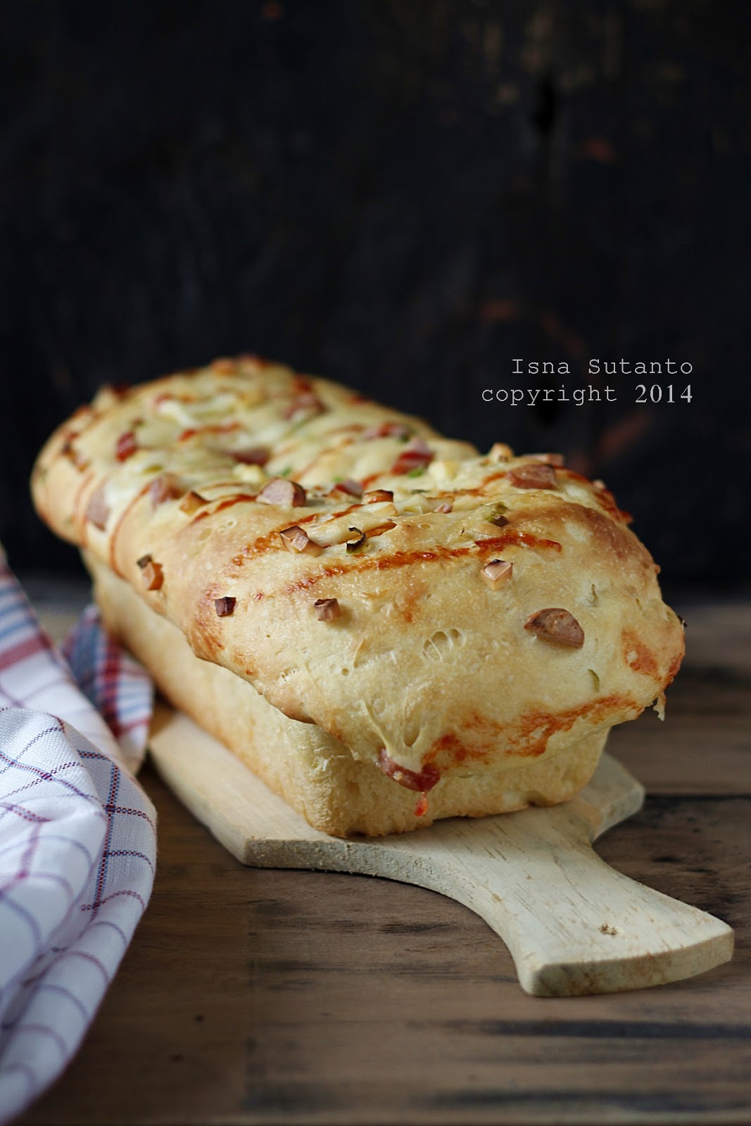 CobaCoba Yuk..... SAUSAGE BREAD LOAF/ROTI SOSIS, TANPA DIULENI