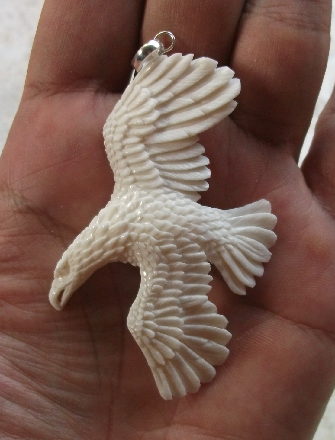 Eagle Carved Bone Pendants Bone Pendants Bone Carving Carved Bone