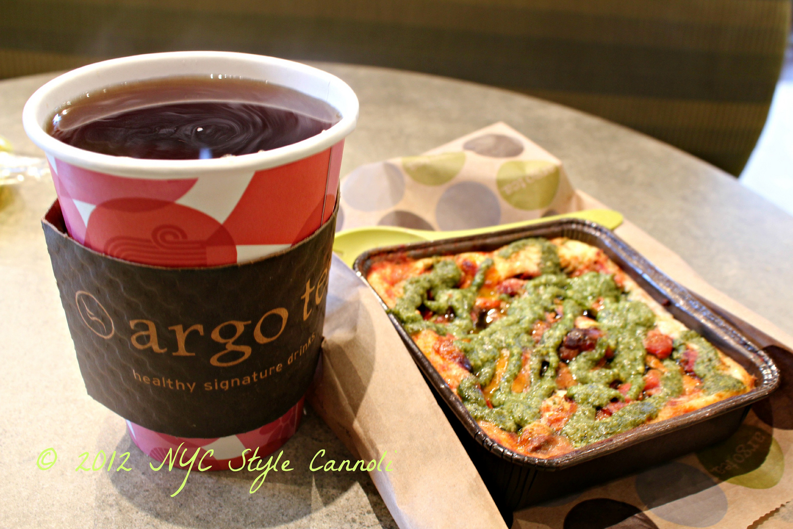 Argo Tea Cafe' NYC, Style & a little Cannoli