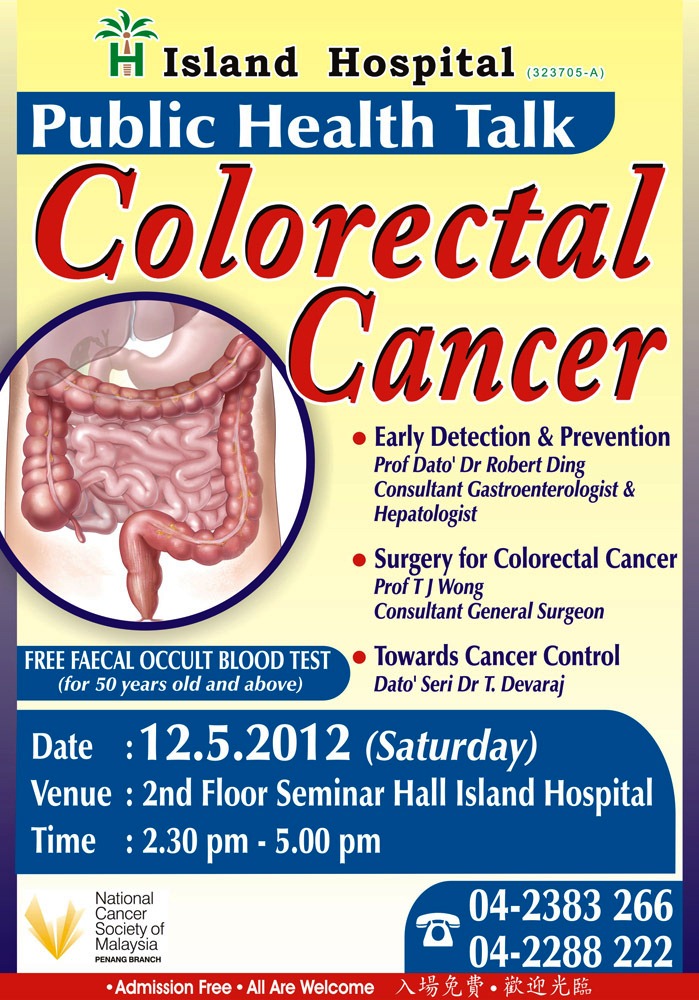 National Cancer Society of Malaysia, Penang Branch Public Health Talk