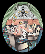 Ladies Ladies art show. I made this painting for the Ladies Ladies show at . (zebra)