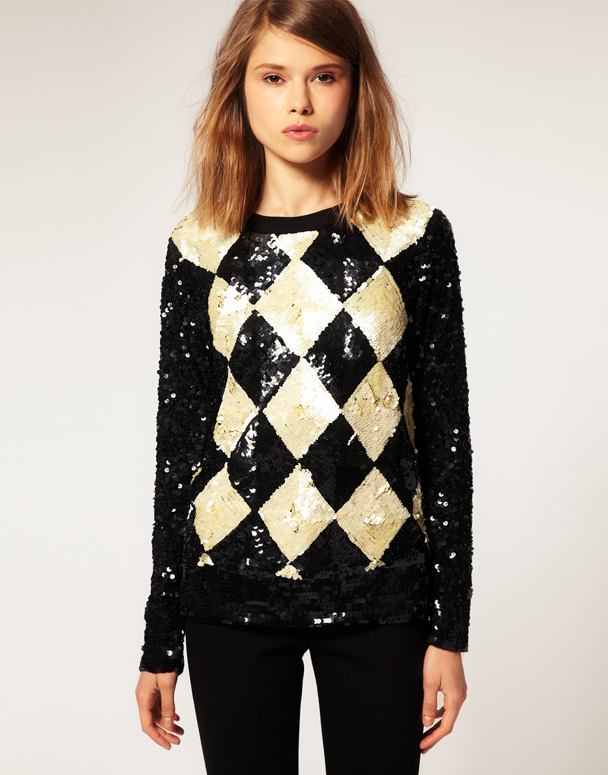 Sparkly Sweateroff York Avenue