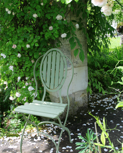 french garden chair