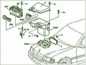 Mercedes Parts Diagram