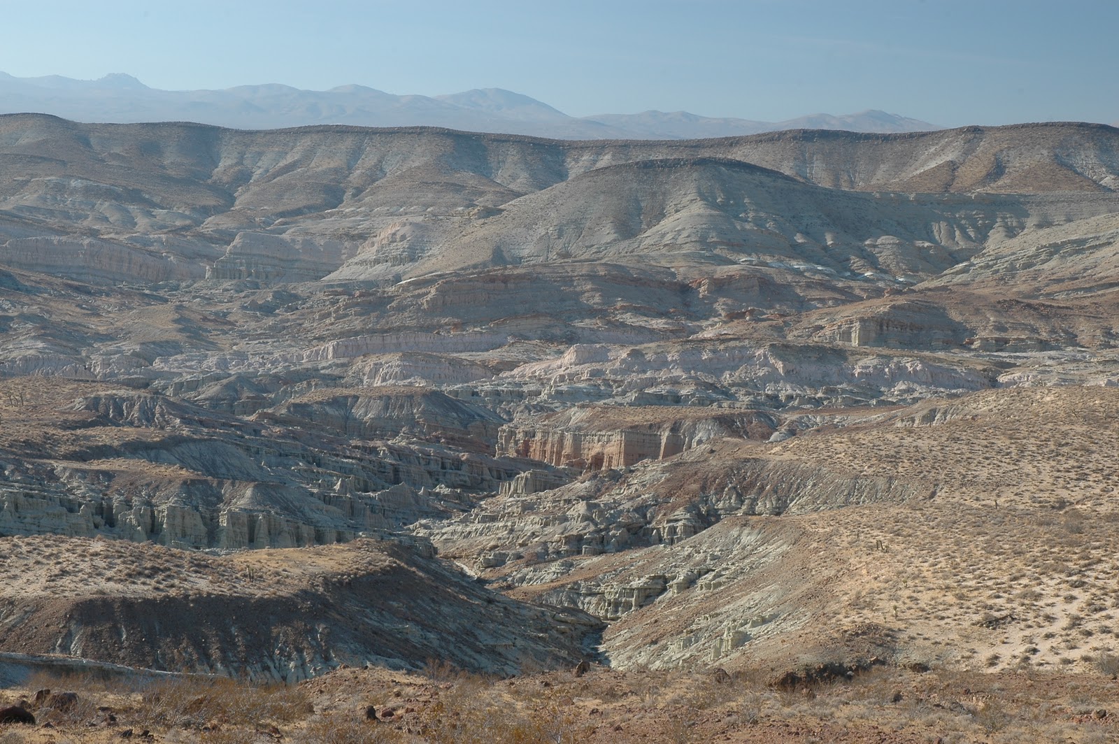 Mojave Desert Diary... Red Rock State Park, as seen from the El Paso