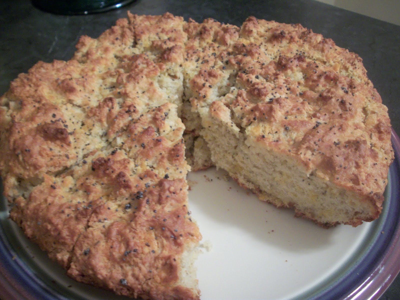 Cook with Sara Rustic Round Herb Bread