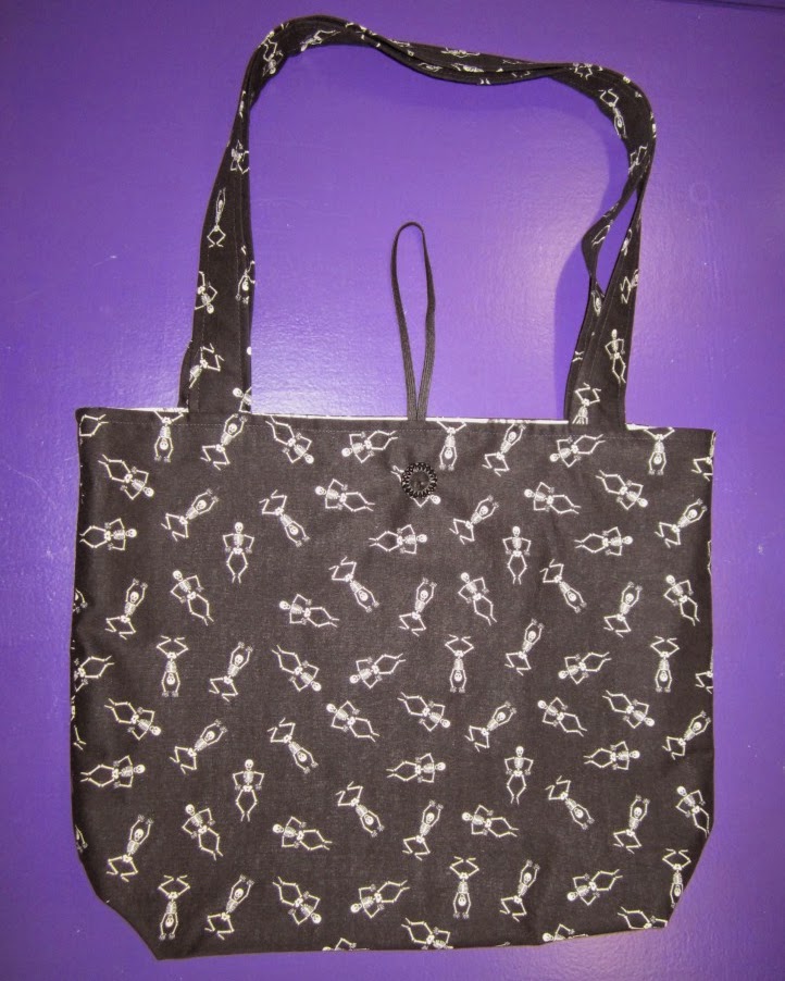GIY Goth It Yourself Tutorial DIY FoldUp Fabric Tote
