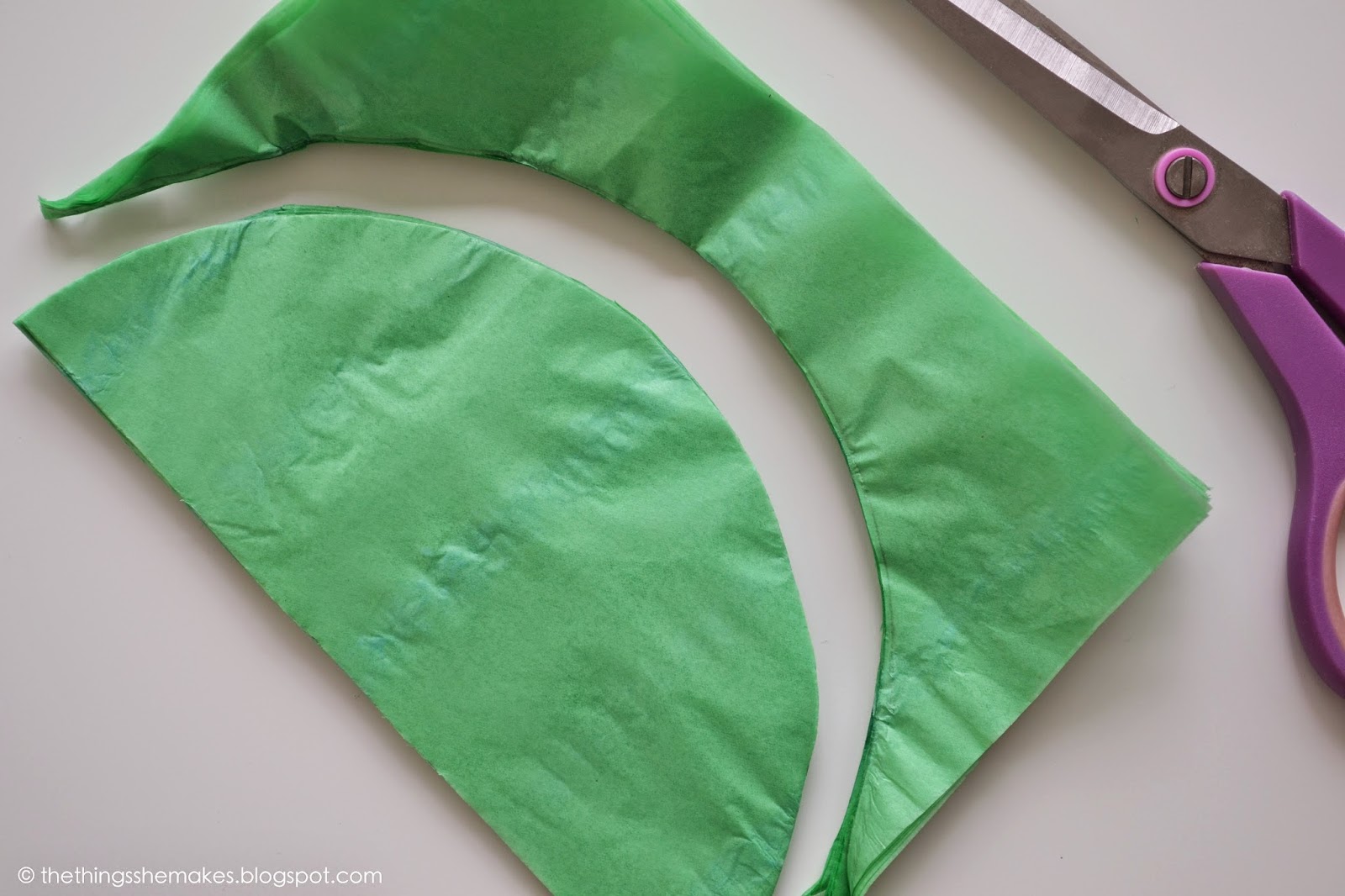 How to Make a Tissue Paper Decoration The Things She Makes