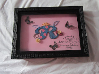 Alphabet quilling Alphabet quilling