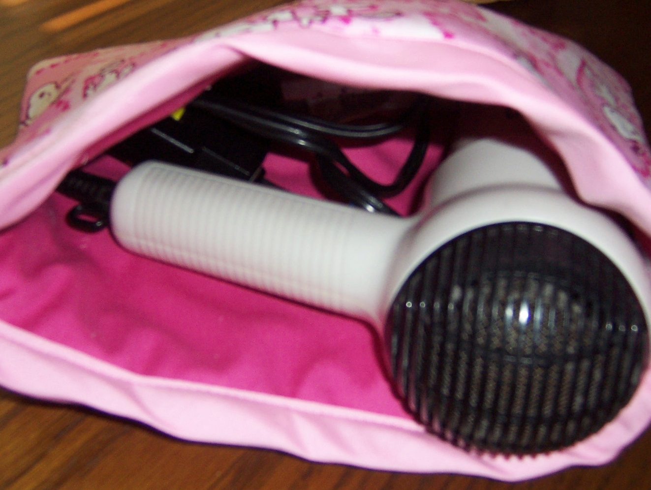 Homemade Sophistication DIY Hair Dryer Bag Version 1