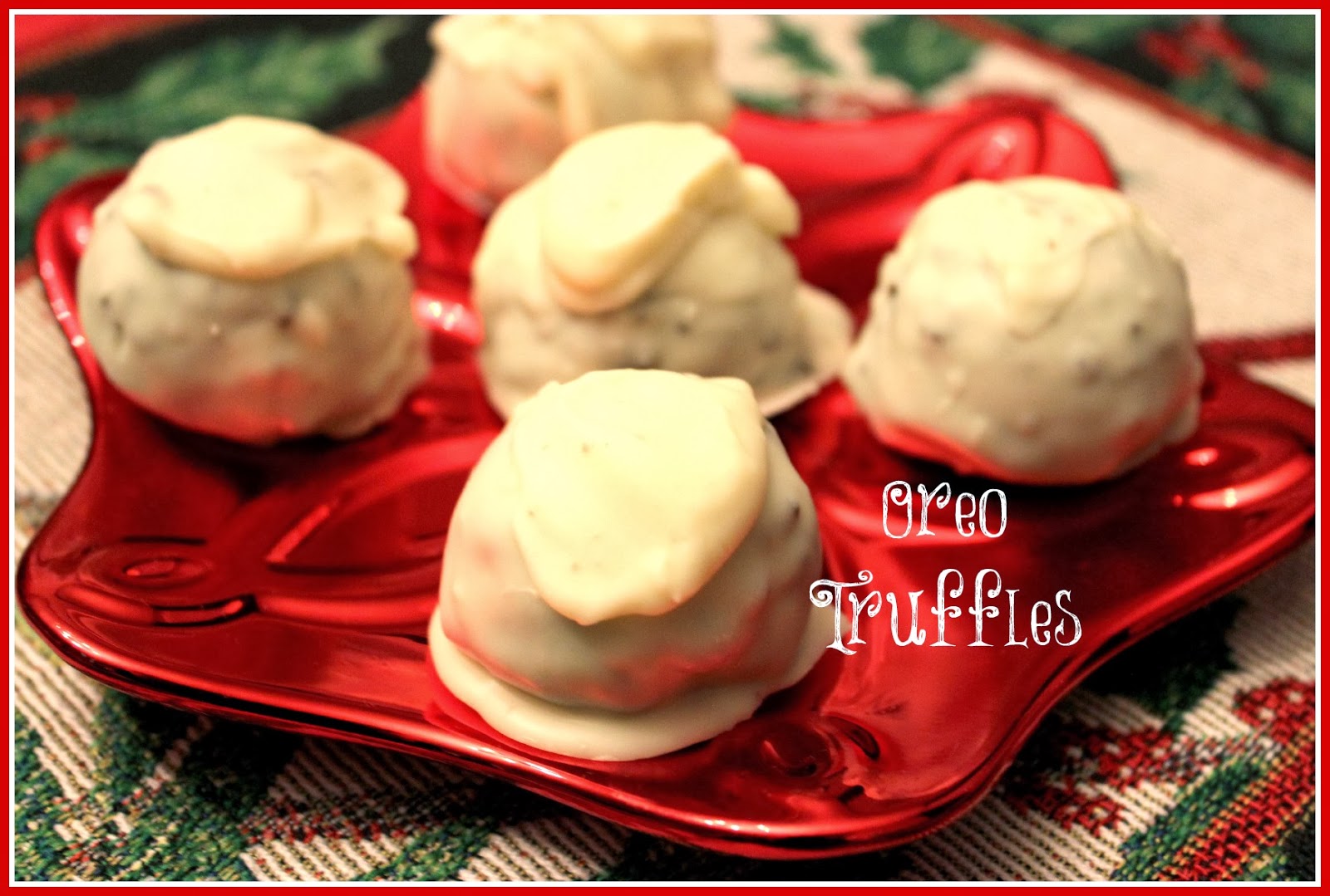 Sweet Tea and Cornbread White Chocolate Oreo Truffles!