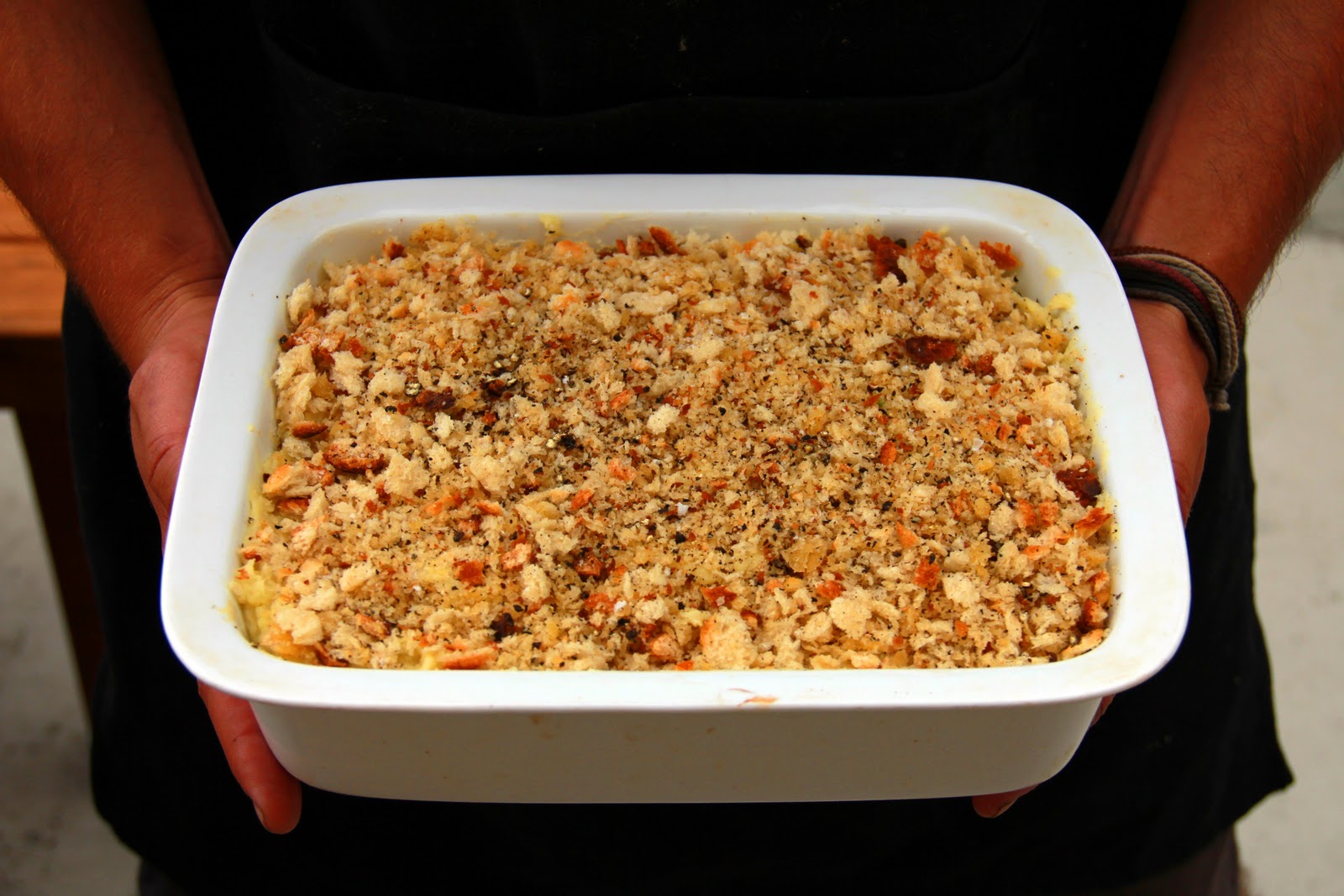 With Love, Mags Al Brown's Smoked Fish & Kumara Pie