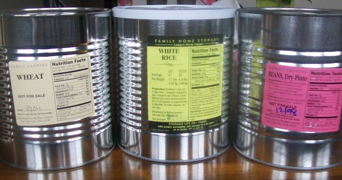 Prepared LDS Family Best Food Storage to Buy in January 2011