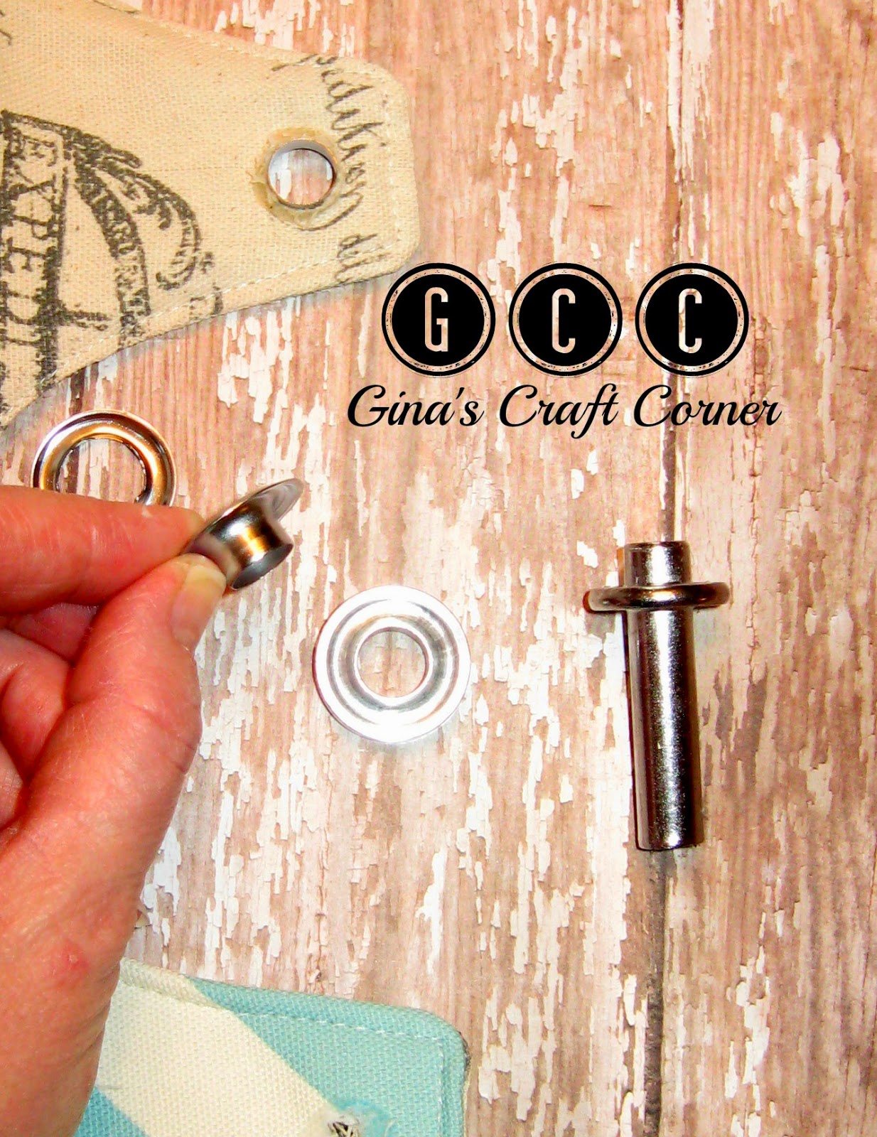Gina's Craft Corner How to Add Eyelets to Your Handbags