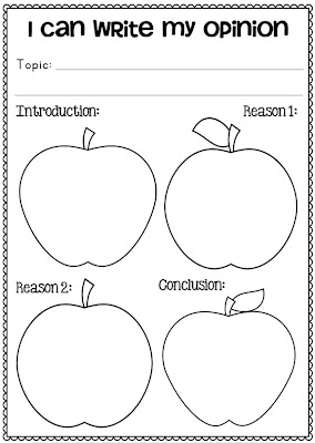 FREE Johnny Appleseed Opinion Writing Grade One and Two Sample Image