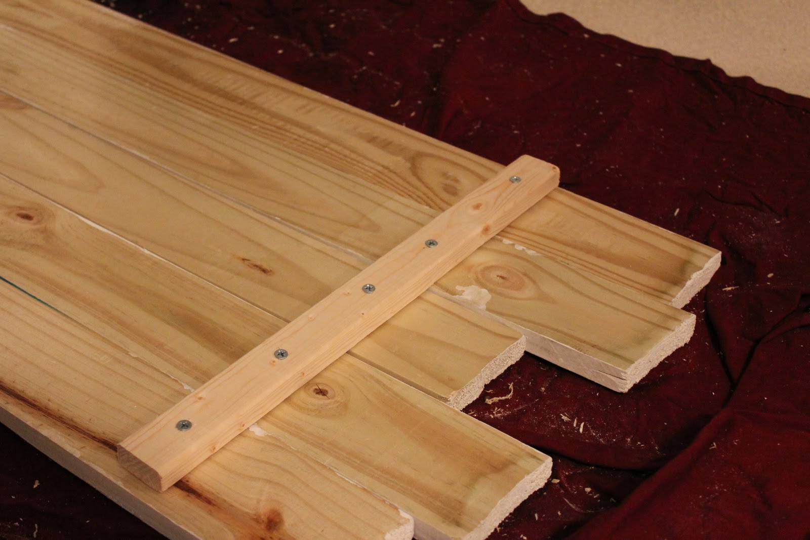 DIY Planked Wood Art Tutorial A Guest Post from The Simple Things Yellow Bliss Road