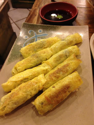 Rice rolls in Egg at My Neighbour Totoro restaurant in Edae