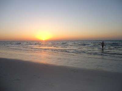 Sunset at UAE's best private beach