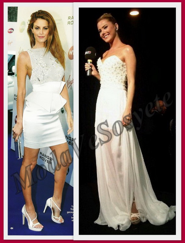 beyaz elbiseyle beyaz ayakkabi sorunsali