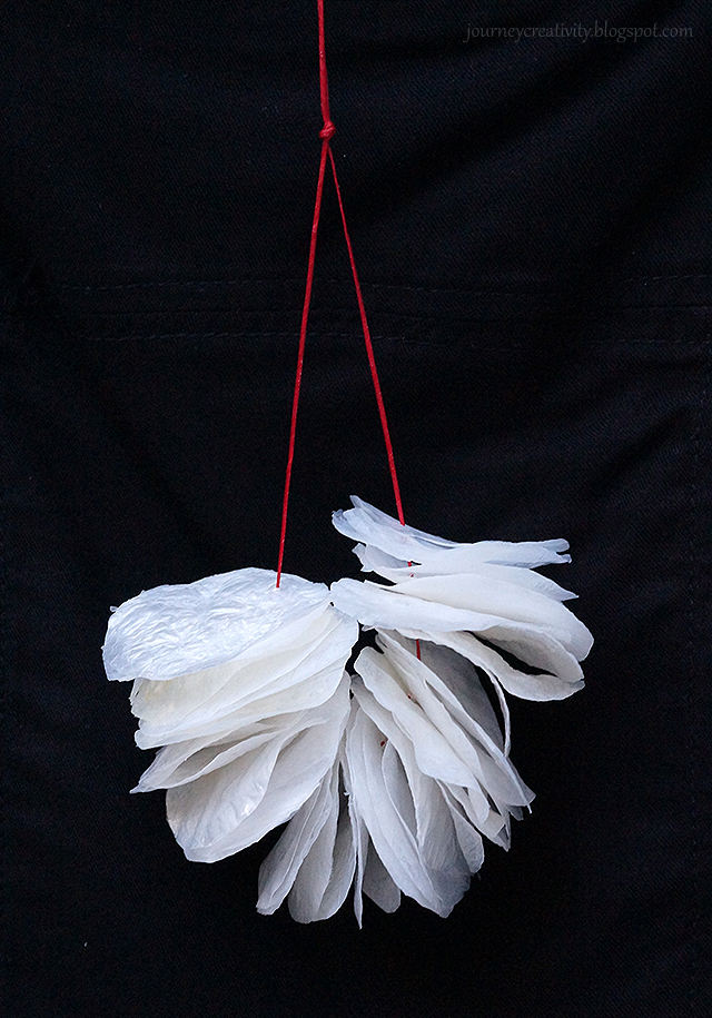 Plastic bag necklace Journey into Creativity