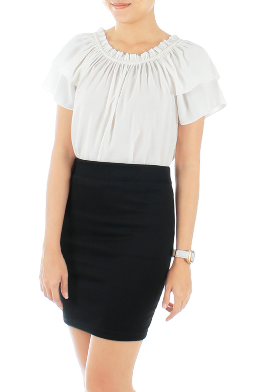 Confection Double Sleeve Blouse