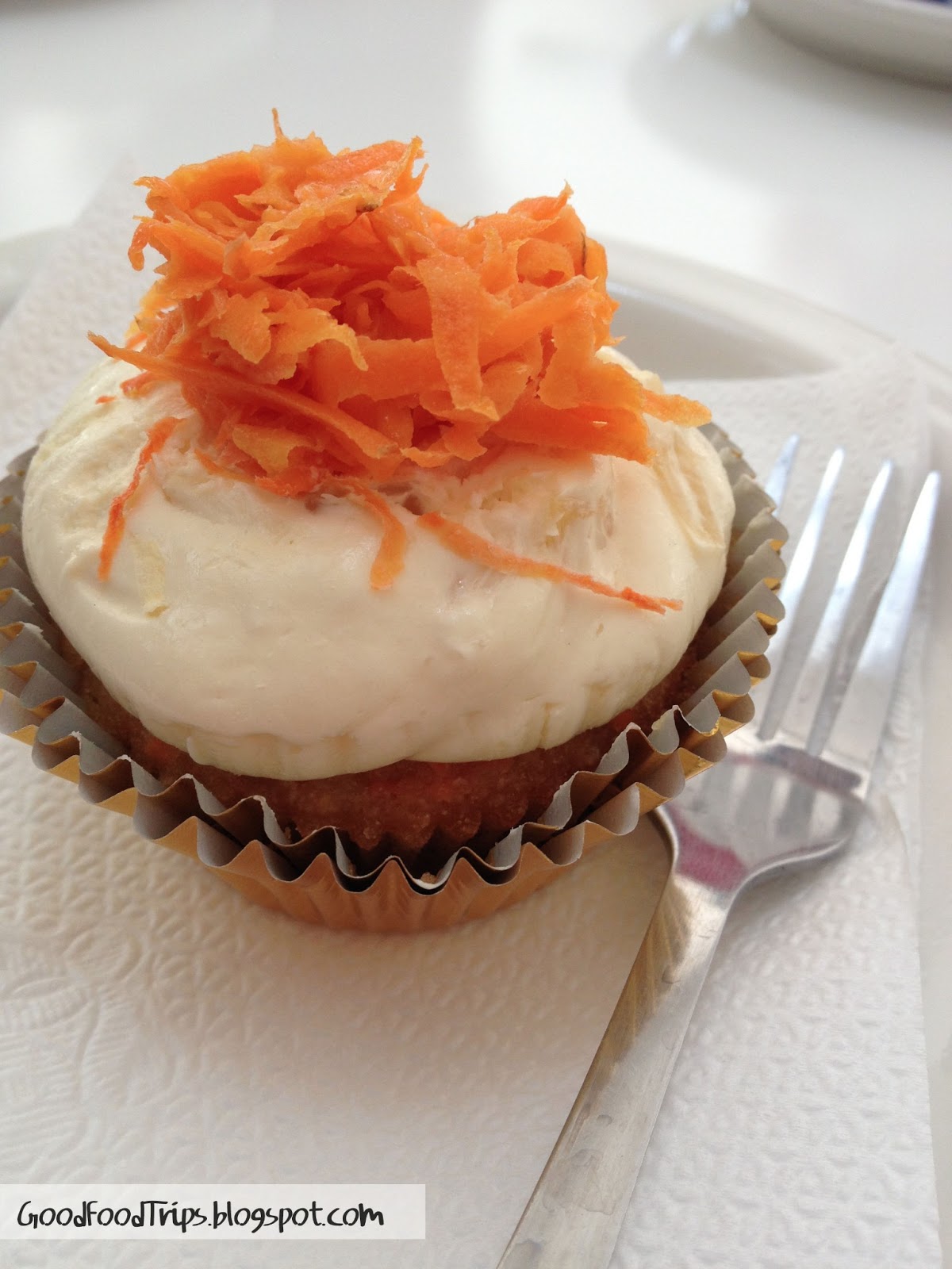 Carrot Topped with Pineapple Cream Cheese Cupcake (P100 each)