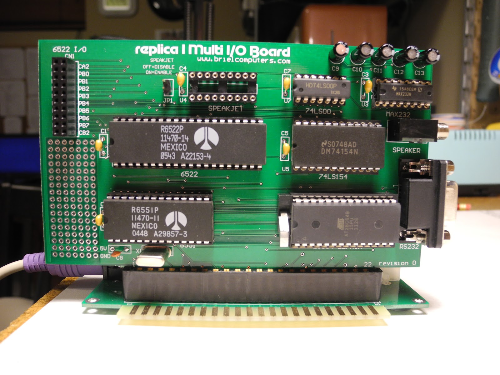 Jeff Tranter's Blog Replica 1 Multi I/O Board