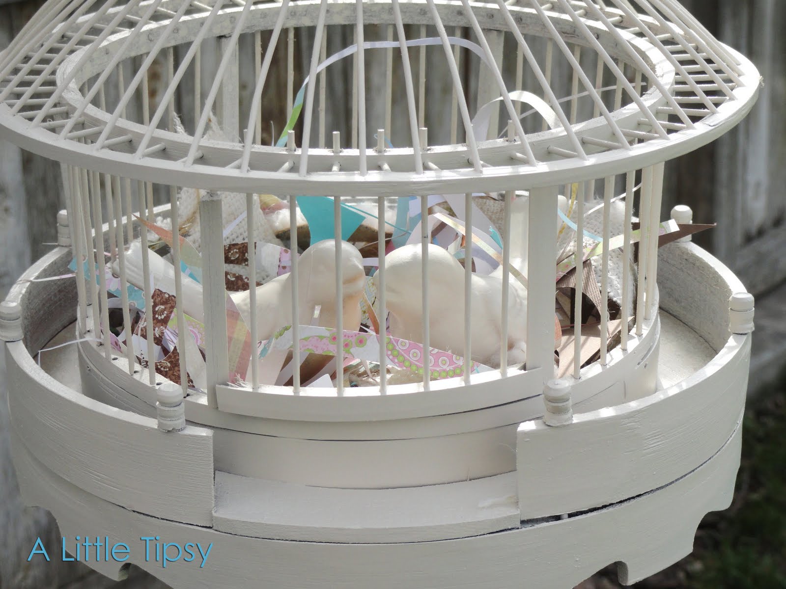 DIY Under 5 Bird Cage A Little Tipsy