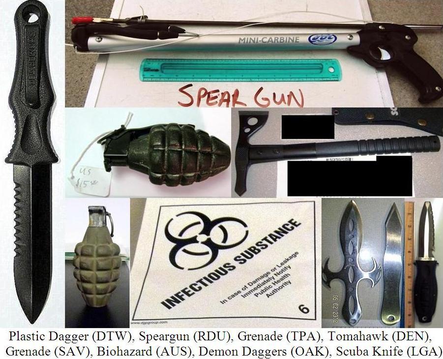 The TSA Blog TSA Week in Review Plastic Dagger Found With Body Scanner