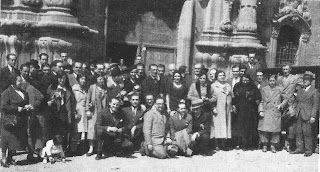 Los excursionistas del Club Ajedrez Barcelona en 1933