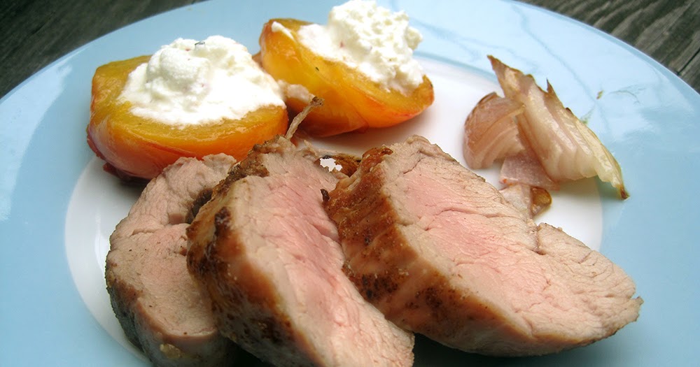 Cupcake Muffin Roasted Pork Tenderloin with Nectarines