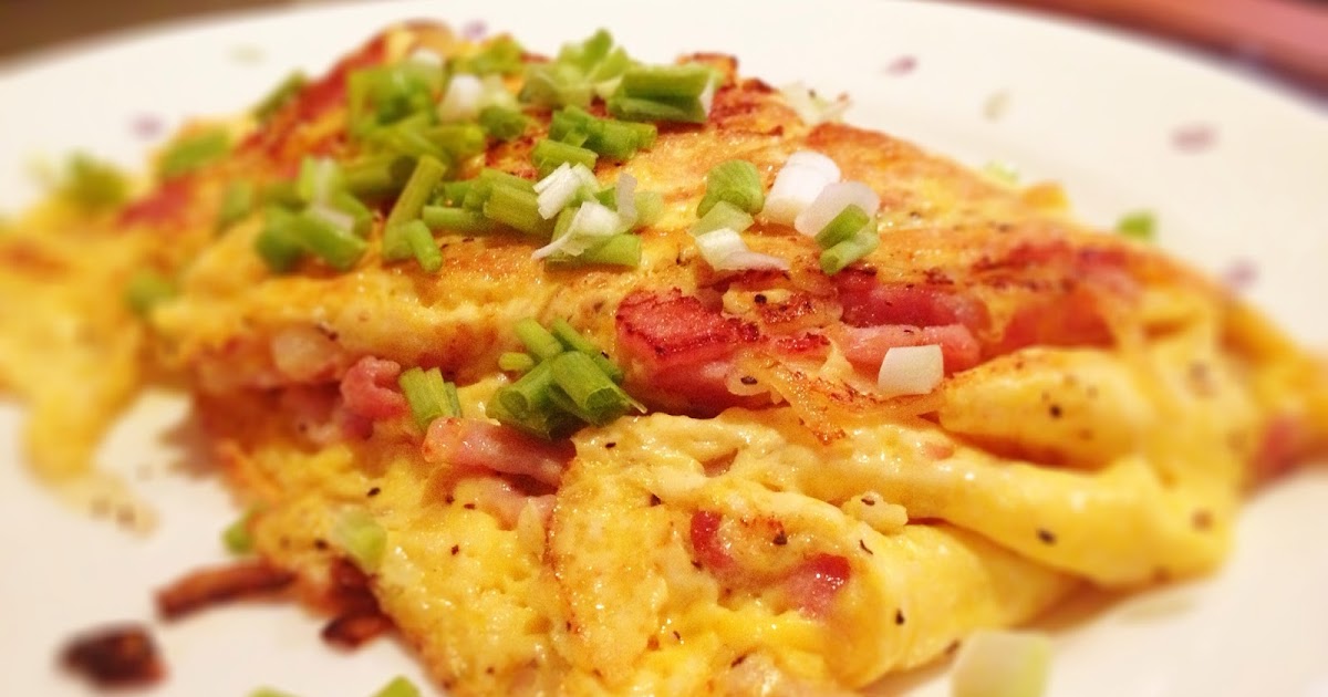 The Silver Chef Simple Bacon and Onion Omelette Recipe