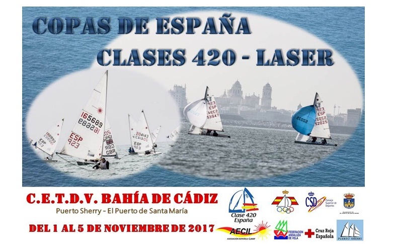 Copa de España de 420 y Laser Std. - 1 al 5 de noviembre de 2017