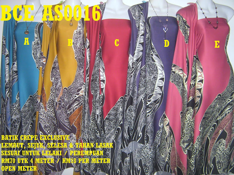 BCE AS0016: BATIK CREPE EXCLUSIVE, 4 METER