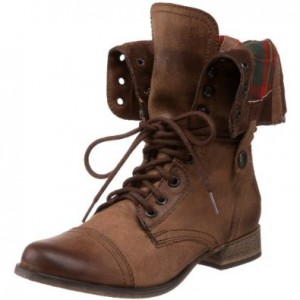 .shoebytch: Steve Madden Flannel Combat Boots