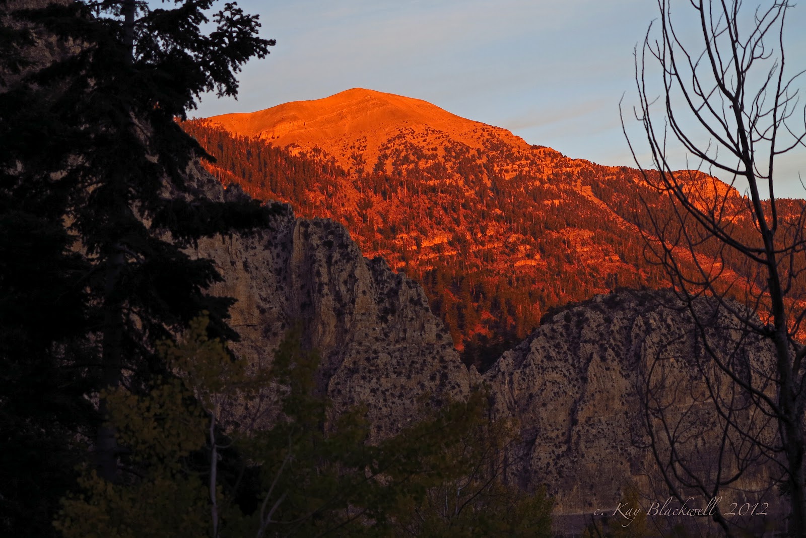 Around The Bend Friends Mt Charleston Peak 10 05 12