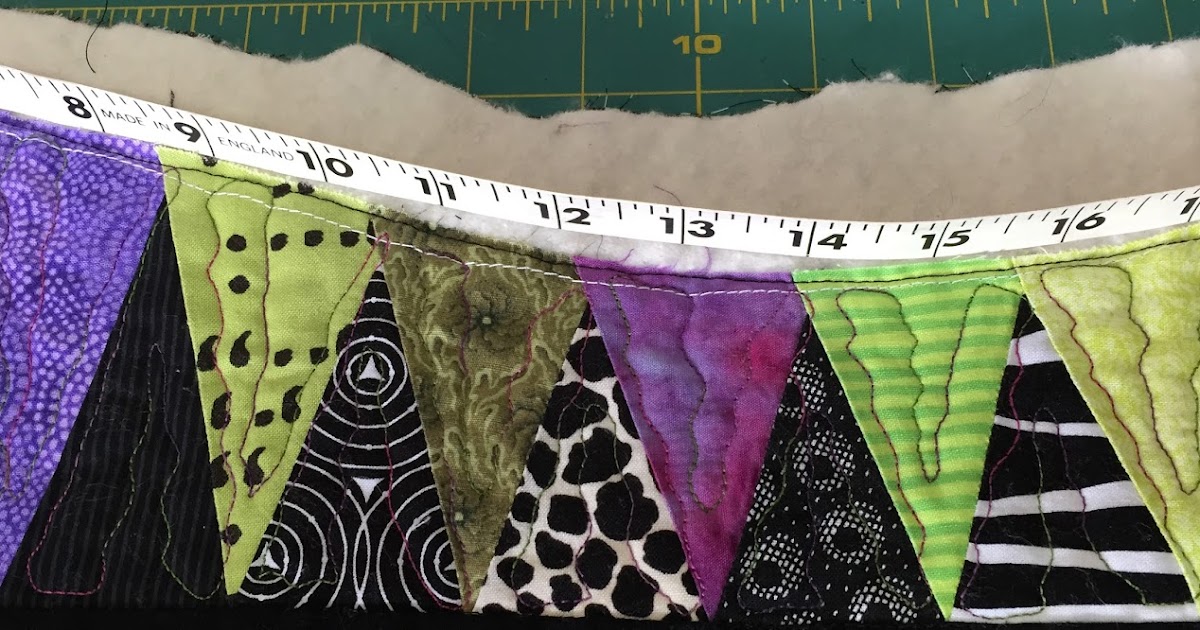 She Quilts It Binding on curved edged quilts