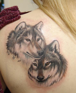 Wild Tattoos: wolf tattoos for men