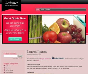 Redamet Blogger Template