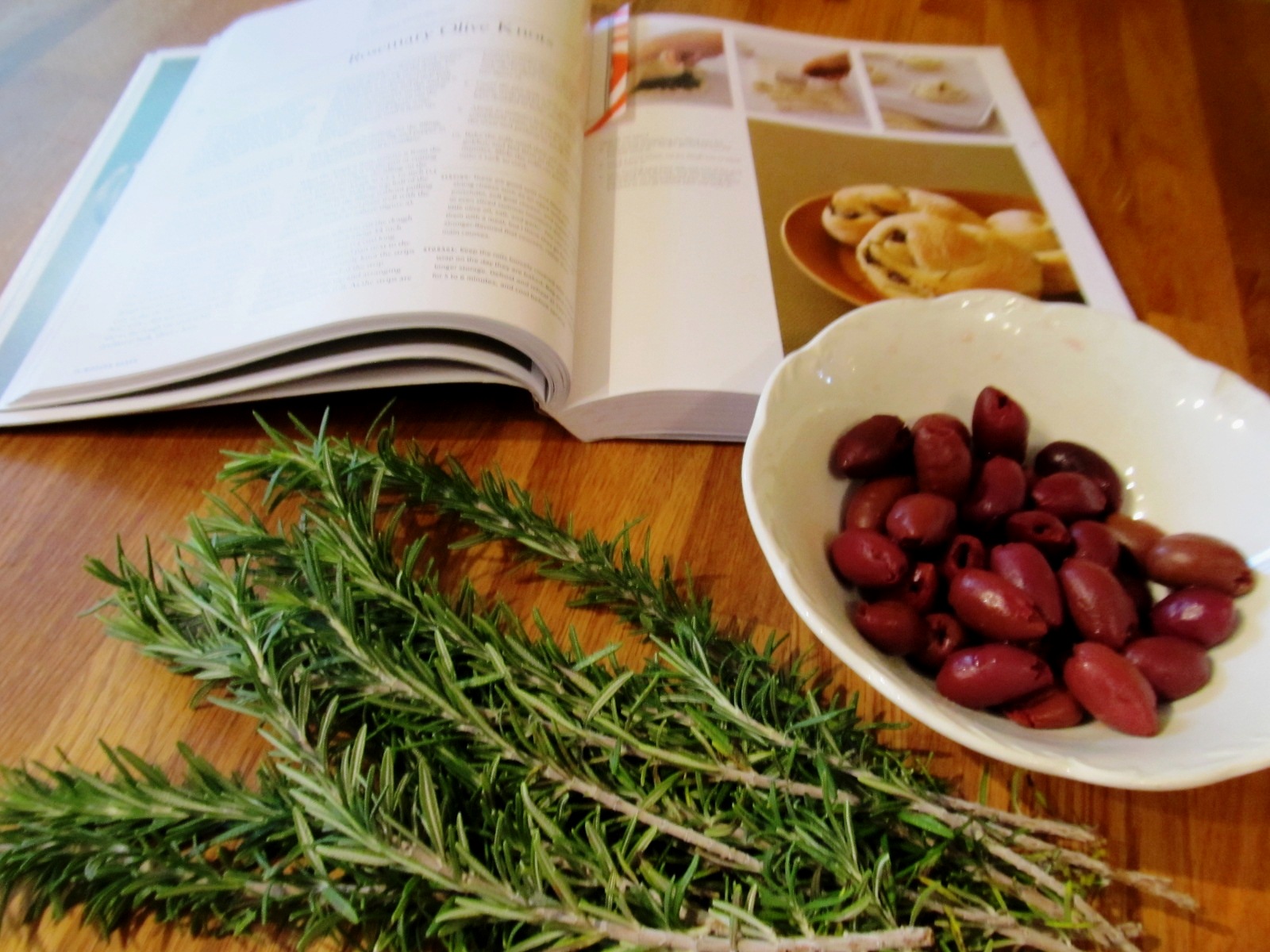 Food and Thrift Rosemary, and Olive Knots...and Photo Props
