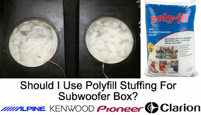 poly fill subwoofer box